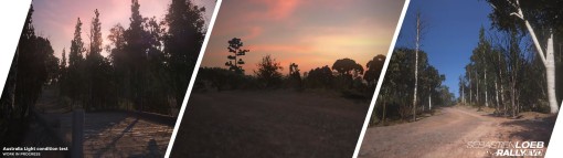 Sebastien Loeb Rally Evo Australia lighting test