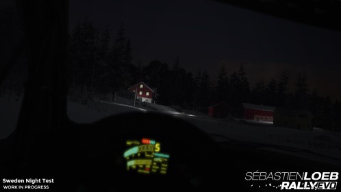 Sebastien Loeb Rally Evo Sweeden night stage