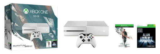 XboxOne_500GB_WhiteConsole_QuantumBreak_Groupshot_RGB