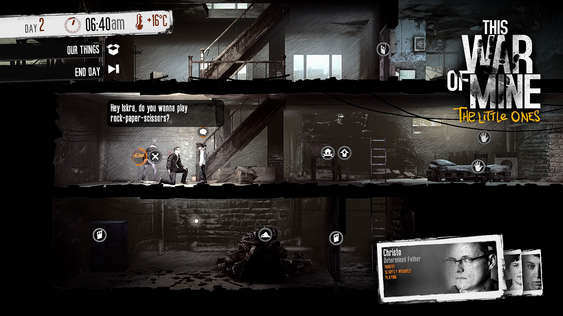 Zdjęcie okładkowe wpisu Zwiastun This War of Mine: The Little Ones z elementami rozgrywki