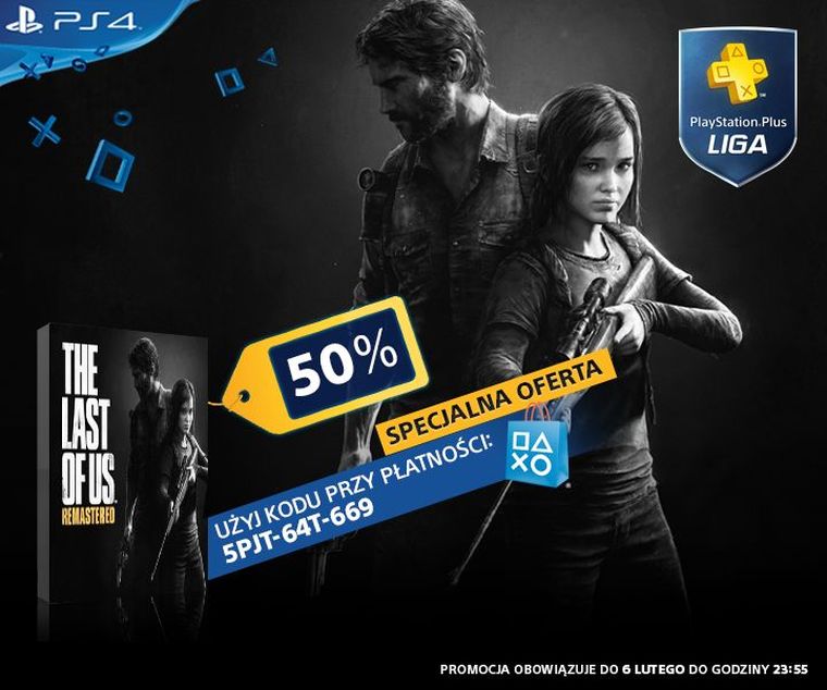 Zdjęcie okładkowe wpisu The Last of Us Remastered dostępny za 50% ceny w dniach 4-6 lutego