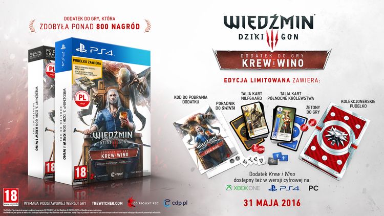 Zdjęcie okładkowe wpisu Krew i Wino pojawi się 31 maja!