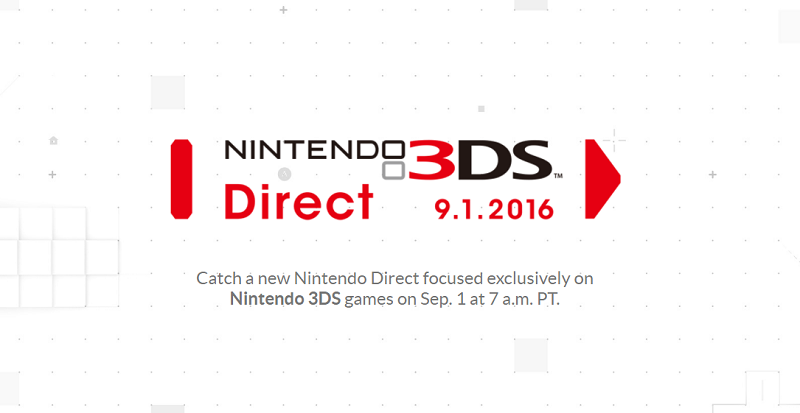 Zdjęcie okładkowe wpisu Podsumowanie Nintendo 3DS Direct 01.09.2016