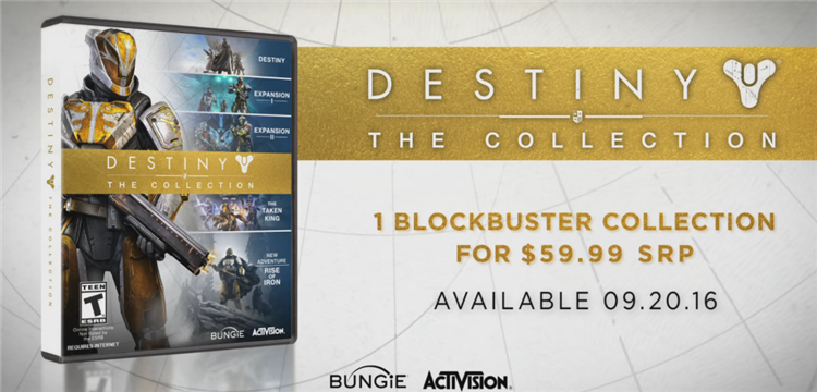 Zdjęcie okładkowe wpisu Destiny – The Collection dostępne już od 20 września