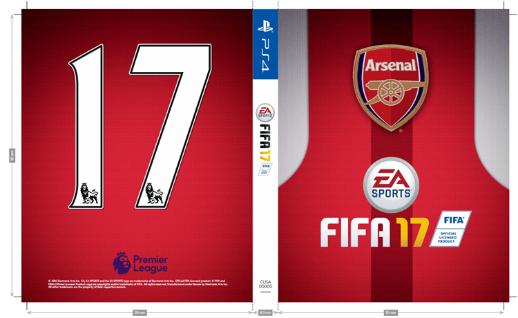 Zdjęcie okładkowe wpisu Wydrukuj sobie okładkę do gry FIFA 17 z dowolnym klubem Premier League