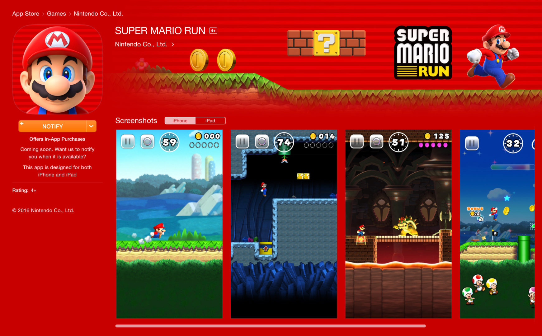 Zdjęcie okładkowe wpisu Super Mario zmierza na iPhone’y