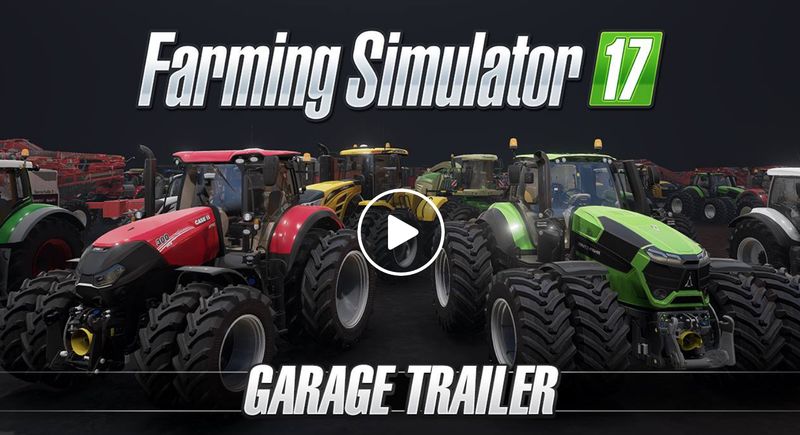 Zdjęcie okładkowe wpisu Zaglądamy do do ogromnego garażu gry Farming Simulator 17