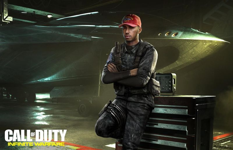 Zdjęcie okładkowe wpisu Mistrz Formuły 1 – Lewis Hamilton wystąpi w Call of Duty: Infinite Warfare