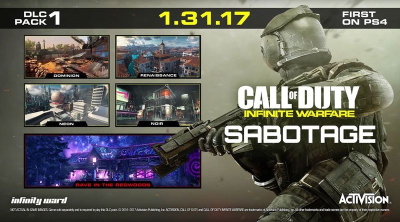Zdjęcie okładkowe wpisu Call of Duty: Infinite Warfare – “Sabotaż” pojawi się 31 stycznia na PS4
