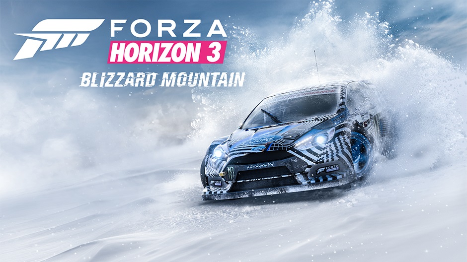 Zdjęcie okładkowe wpisu Ścigaj się po lodowych trasach Blizzard Mountain w pierwszym dodatku do gry Forza Horizon 3