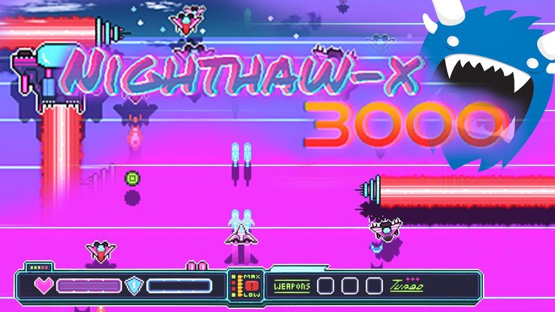 Zdjęcie okładkowe wpisu Szalony, polski Vertical Shoot’em Up – Nighthaw-X3000 może trafić na konsole