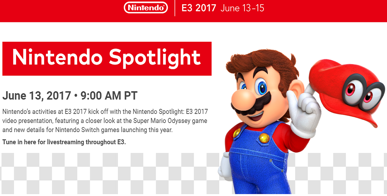 Zdjęcie okładkowe wpisu Nintendo ujawniło plany na E3 2017