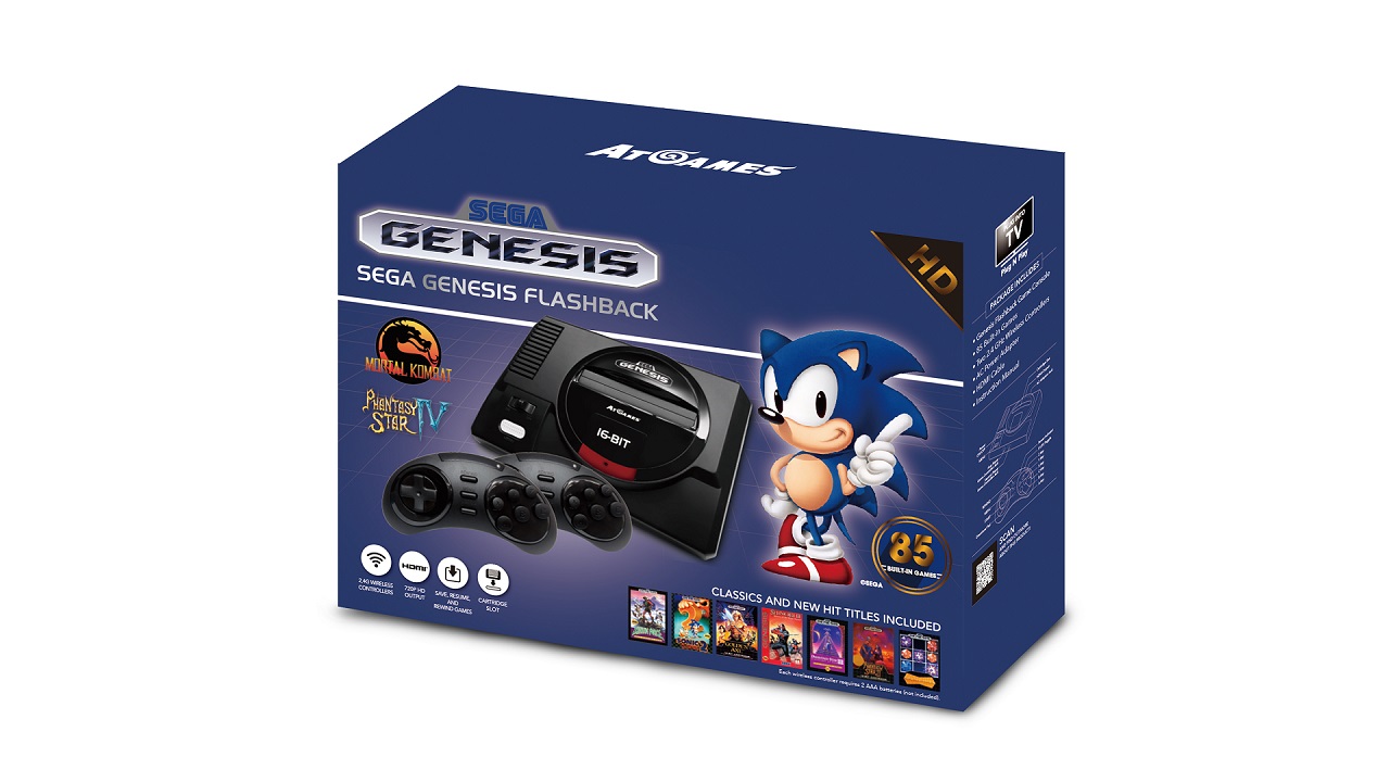 Zdjęcie okładkowe wpisu Nowa edycja konsol Sega Genesis Flashback będzie posiadać złącze HDMI