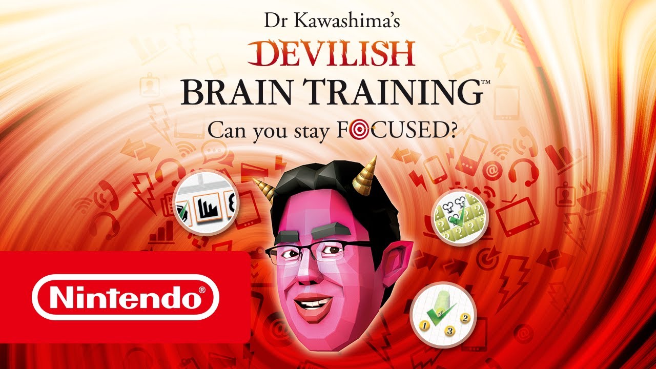 Zdjęcie okładkowe wpisu Recenzja: Dr Kawashima’s Devilish Brain Training: Can you stay focused? (3DS)