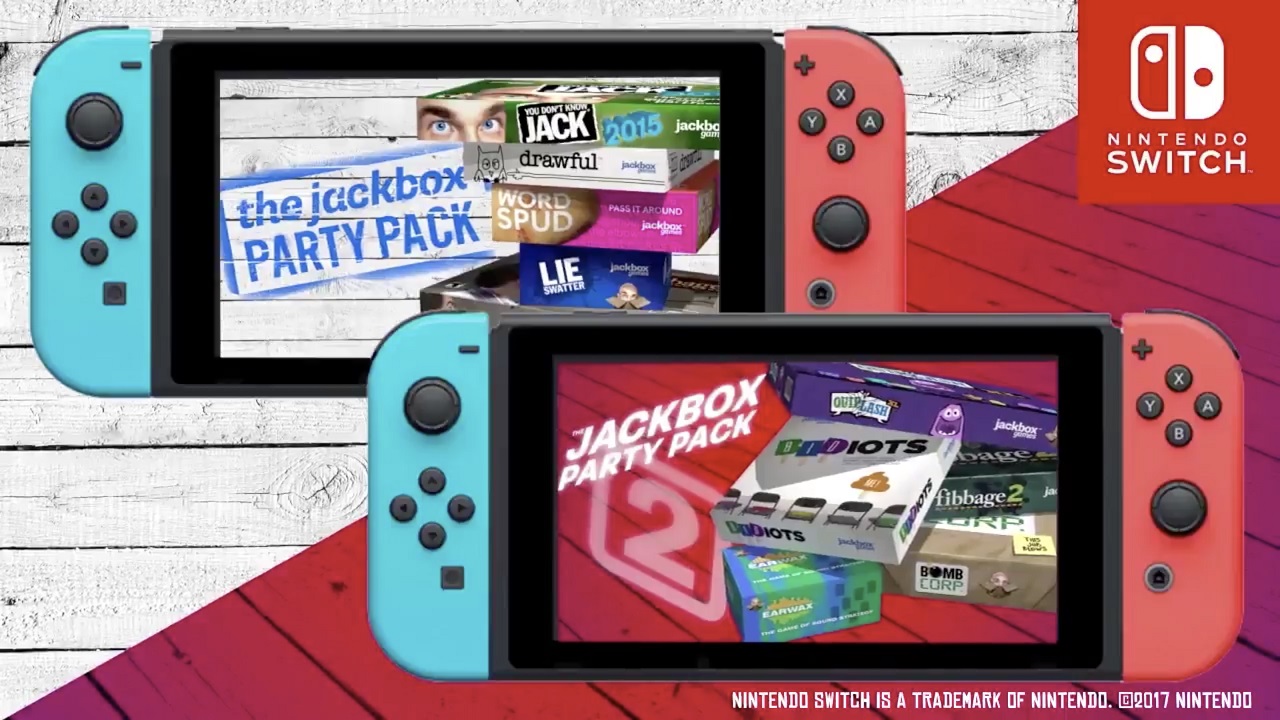 Zdjęcie okładkowe wpisu The Jackbox Party Pack 1 i 2 trafią na Nintendo Switch