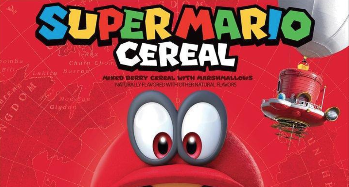 Zdjęcie okładkowe wpisu Pudełko płatków Super Mario Cereal będzie można wykorzystać jako amiibo