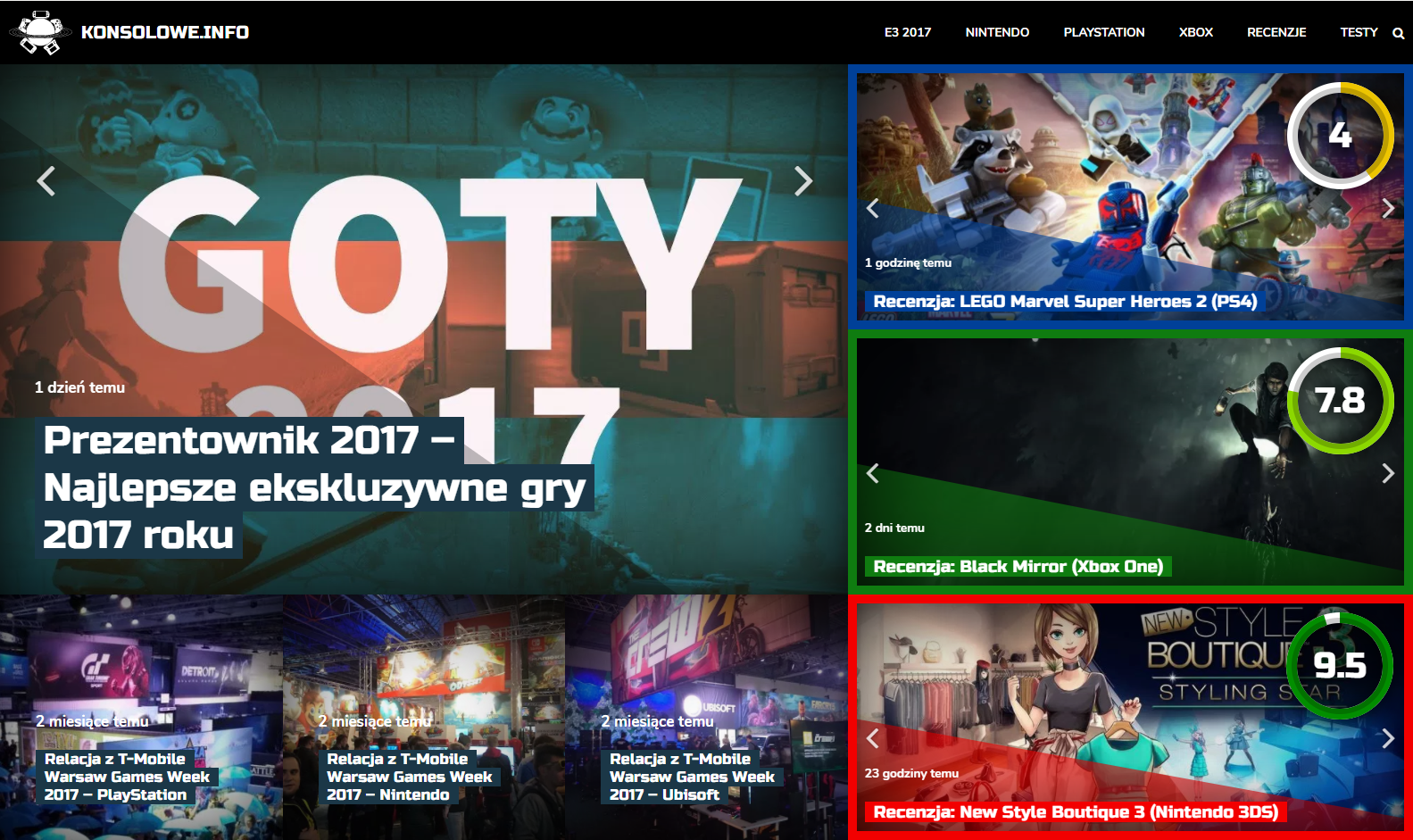 Zdjęcie okładkowe wpisu Witamy na konsolowe.info 2.0 i zapraszamy na konkursy z okazji 5 urodzin!