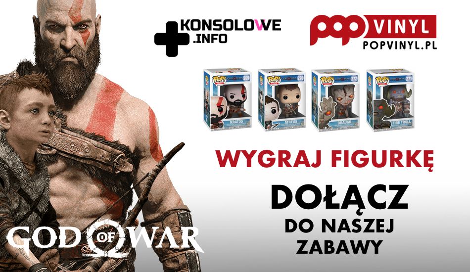 Zdjęcie okładkowe wpisu (wyniki)Konkurs – Dowolny Funko POP z God of War może być Twój!