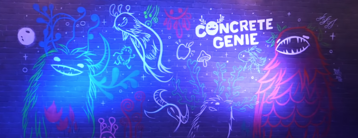 Zdjęcie okładkowe wpisu Concrete Genie – mural z Paris Games Week