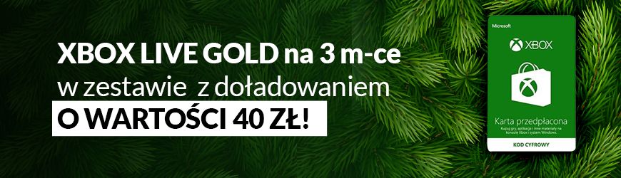 Zdjęcie okładkowe wpisu Xbox Live Gold na 3 miesiące za 79zł + 40zł gratis!