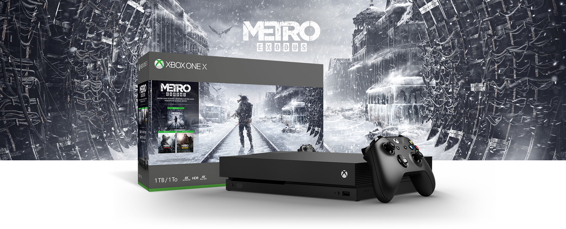 Zdjęcie okładkowe wpisu Nowe zestawy Xbox One X z trylogią Metro