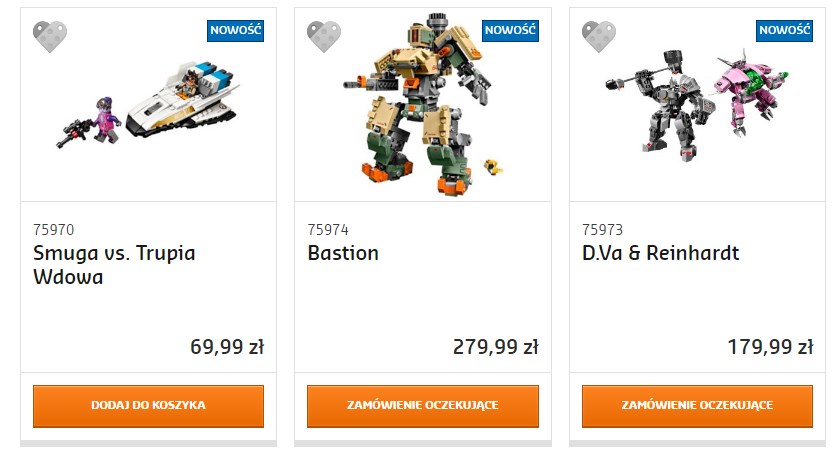 Zdjęcie okładkowe wpisu Zestawy LEGO Overwatch już dostępne w Polsce