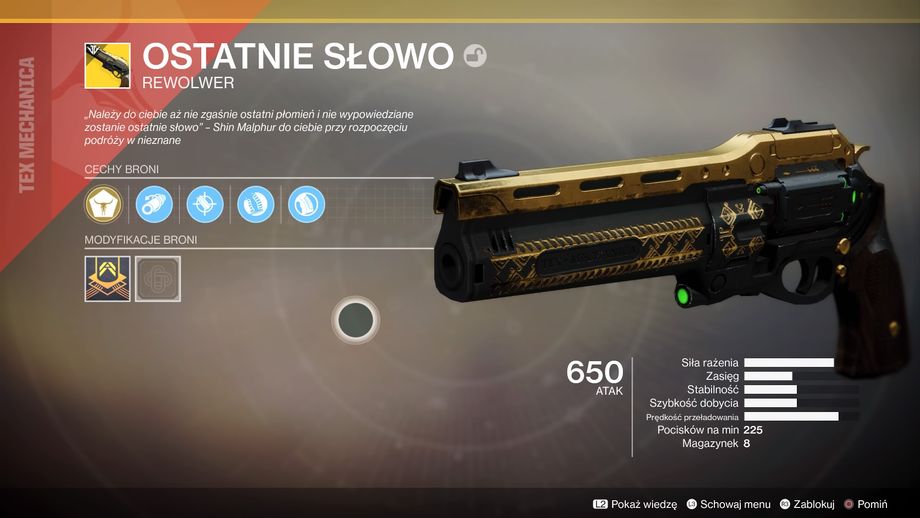 Zdjęcie okładkowe wpisu Poradnik: Jak szybko zdobyć egzotyczny rewolwer “Ostatnie Słowo” w Destiny 2?