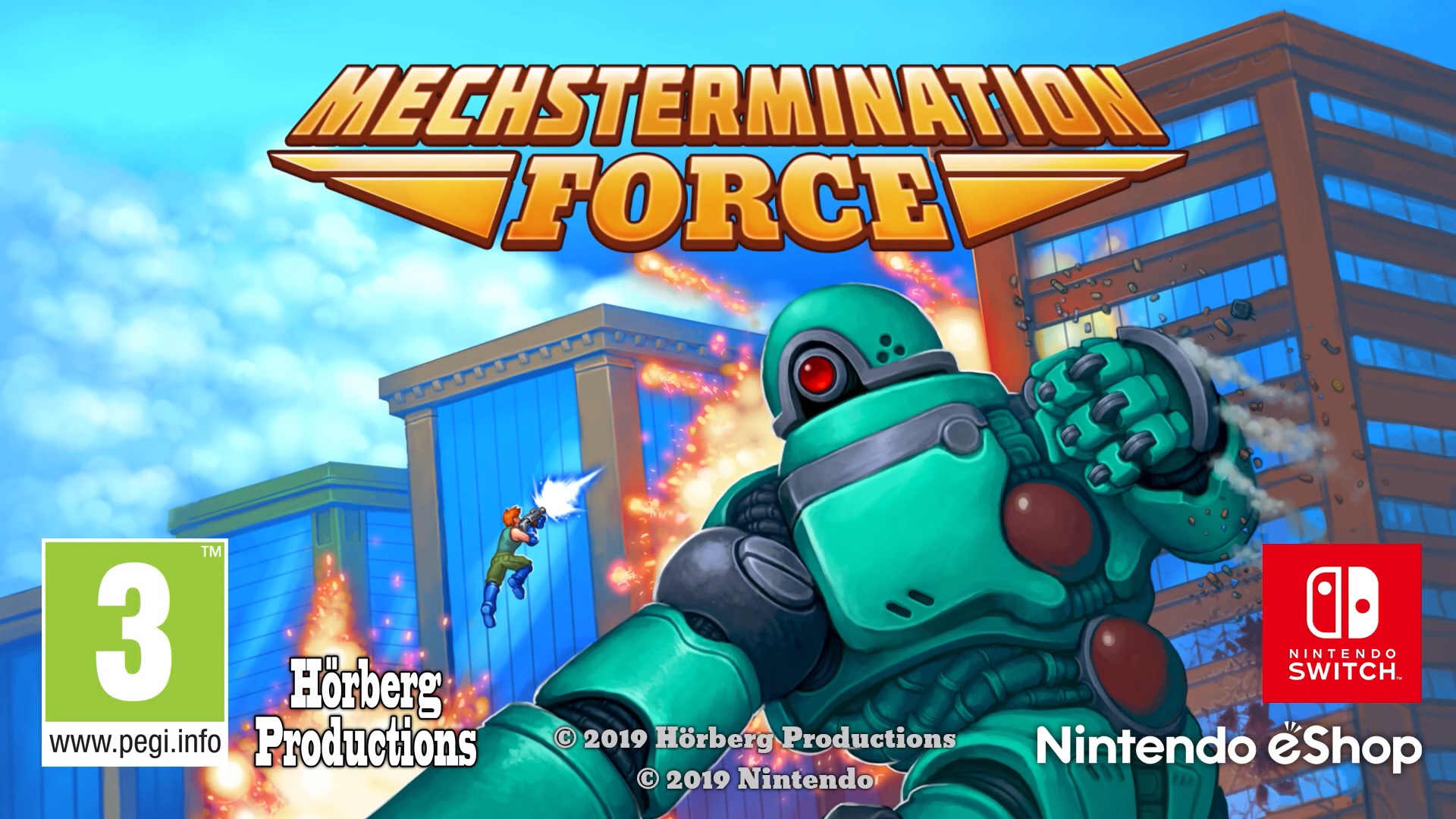 Zdjęcie okładkowe wpisu Zapowiedziano grę Mechstermination Force dla Nintendo Switch