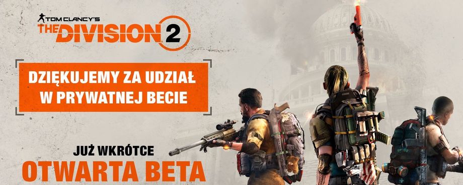 Zdjęcie okładkowe wpisu Otwarta beta The Division 2 odbędzie się na początku marca