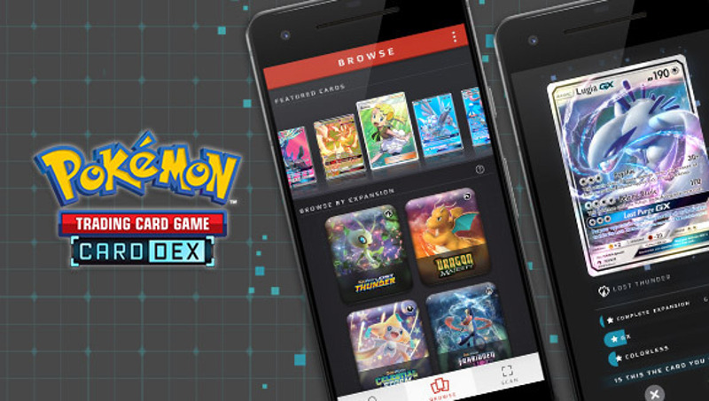 Zdjęcie okładkowe wpisu Aplikacja Pokémon TCG Card Dex trafi wkrótce na smartfony