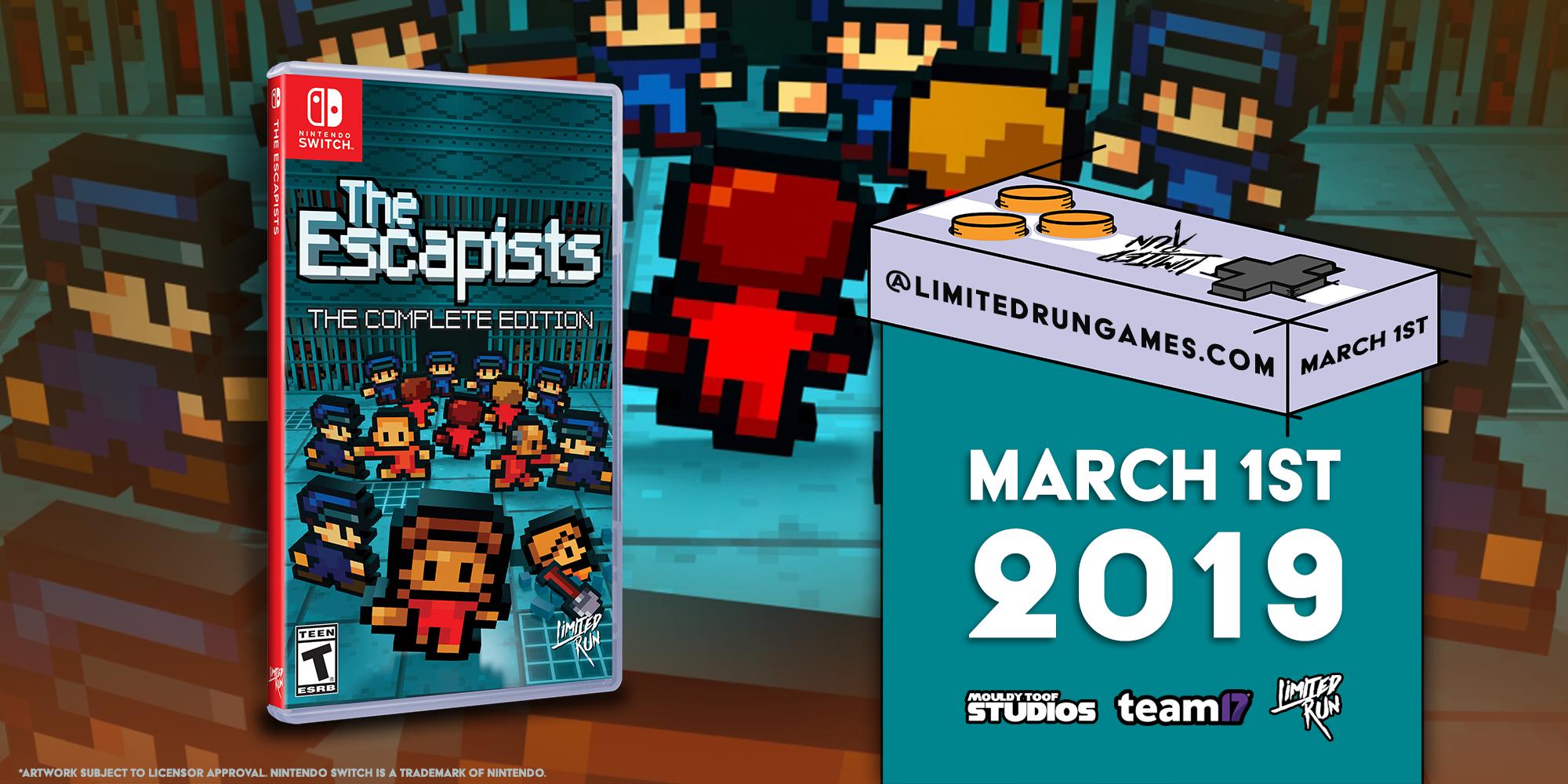 Zdjęcie okładkowe wpisu The Escapists: Complete Edition dla Nintendo Switch trafi do pudełek