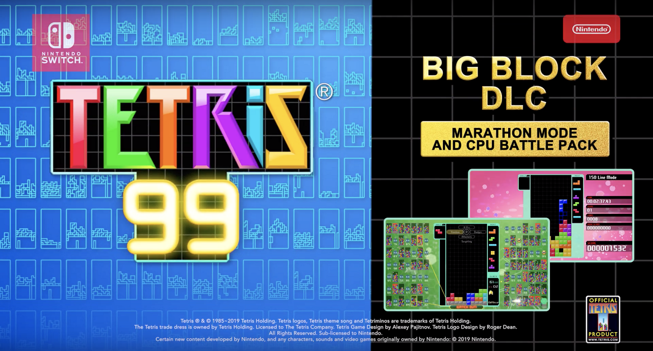 Zdjęcie okładkowe wpisu Tetris 99 otrzymało płatne DLC