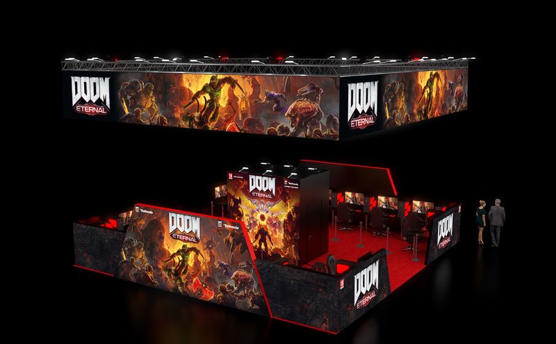 Zdjęcie okładkowe wpisu CENEGA prezentuje strefę DOOM Eternal na PGA 2019