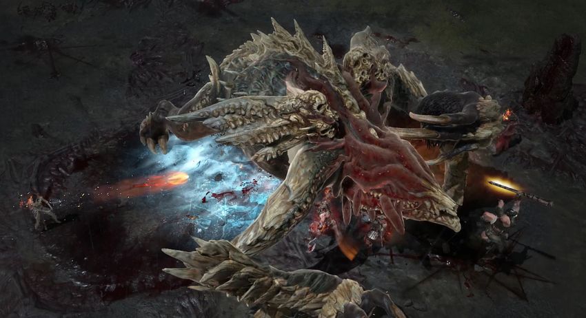 Zdjęcie okładkowe wpisu Diablo IV – Wielki boss kontra kilku graczy na nowym nagraniu