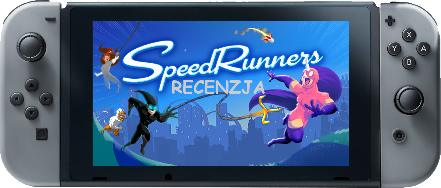 Zdjęcie okładkowe wpisu Recenzja: Speedrunners [Switch] – szybka, komiksowa rozgrywka