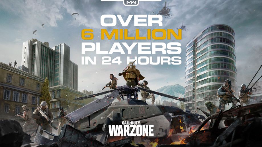 Zdjęcie okładkowe wpisu Call of Duty Warzone – 6 milionów graczy w ciągu doby! Rekord Apex Legends pobity