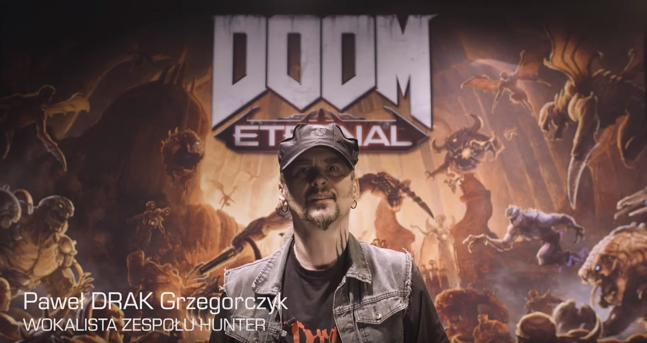 Zdjęcie okładkowe wpisu Co łączy polski zespół metalowy Hunter i grę DOOM Eternal?