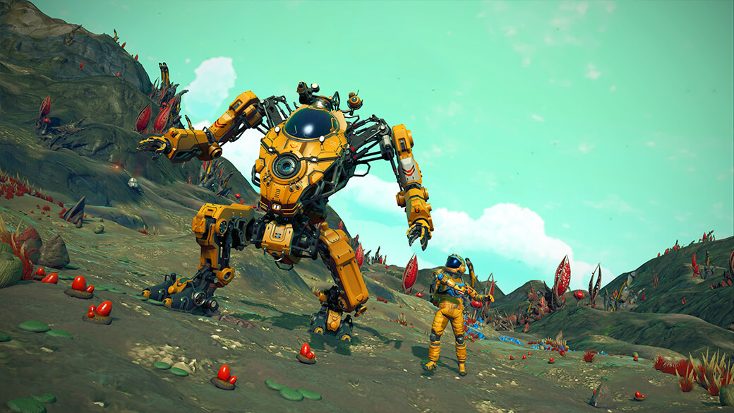 Zdjęcie okładkowe wpisu No Man’s Sky otrzymał mechy