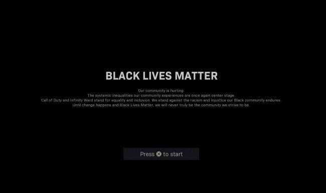 Zdjęcie okładkowe wpisu Call of Duty: Modern Warfare oraz Warzone dodaje ekran z napisem „Black Lives Matter” przed każdą rozgrywką
