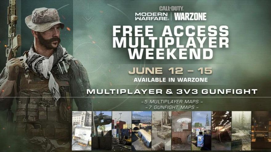 Zdjęcie okładkowe wpisu Multiplayer Modern Warfare za darmo na weekend dla graczy CoD: Warzone