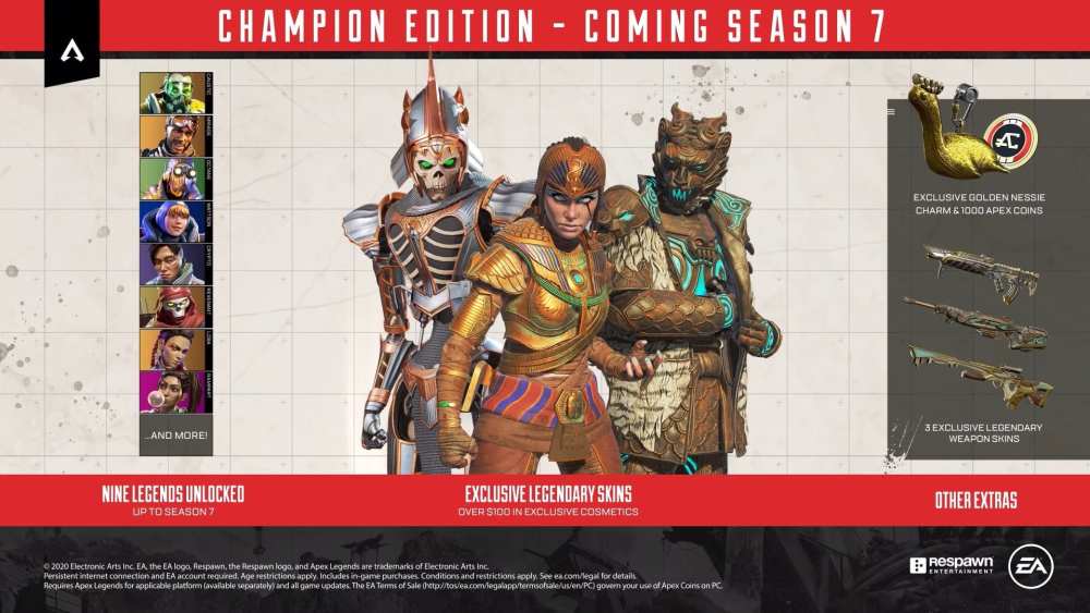 Zdjęcie okładkowe wpisu Apex Legends Champion Edition zostanie wydane w listopadzie