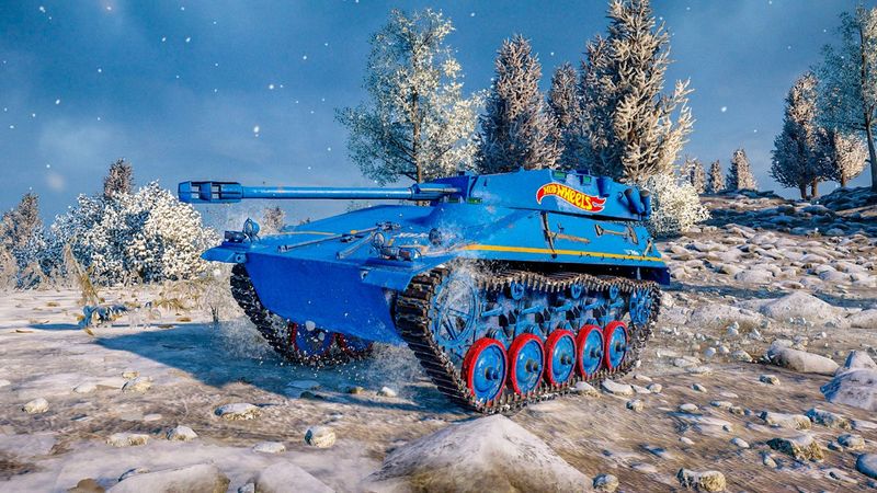 Zdjęcie okładkowe wpisu Gorące gąsienice – recenzja czołgów „Hot Wheels” w World of Tanks