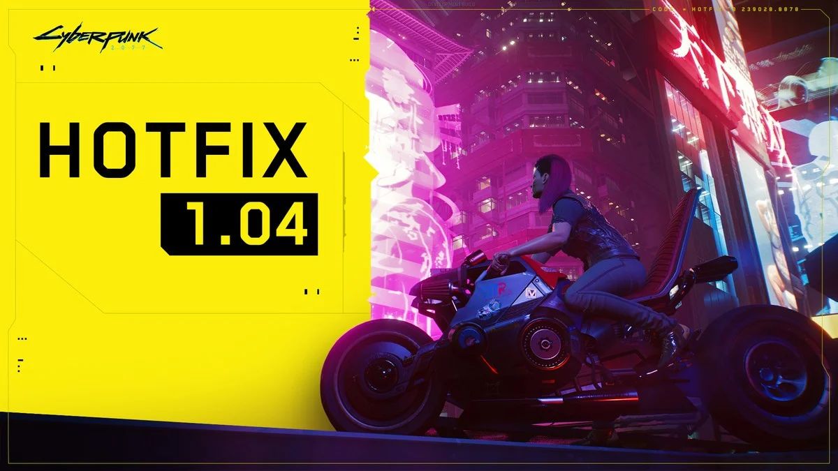 Zdjęcie okładkowe wpisu Cyberpunk 2077 – aktualizacja 1.04 już do pobrania