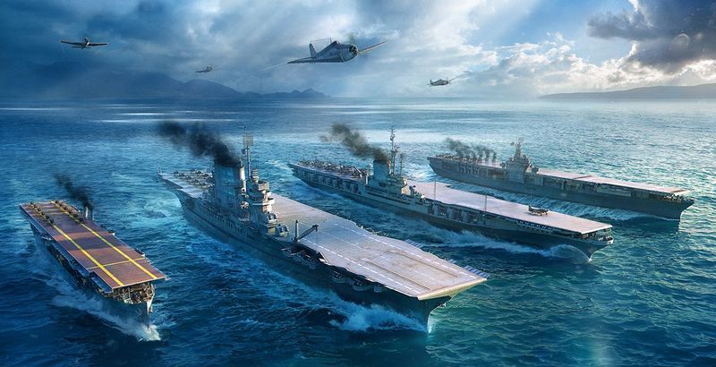Zdjęcie okładkowe wpisu Lotniskowce na testach w World of Warships: Legends