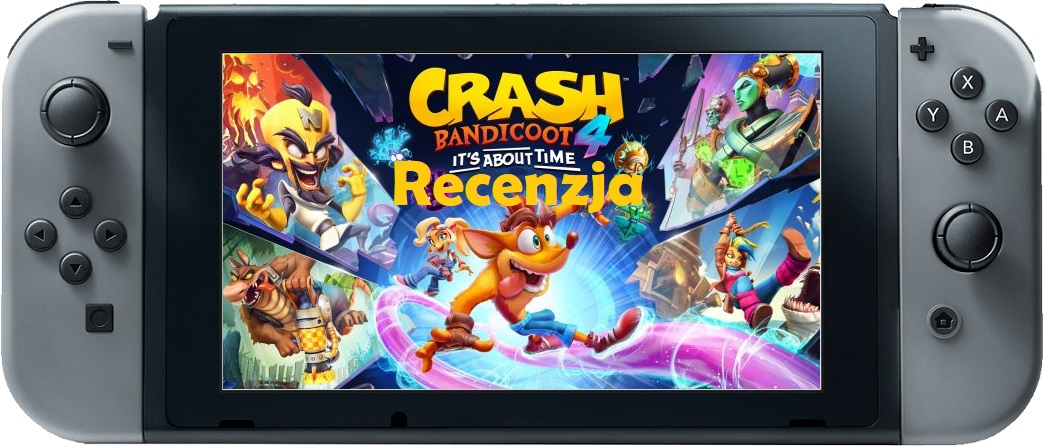 Zdjęcie okładkowe wpisu Recenzja: Crash Bandicoot 4: It’s about time! [Nintendo Switch]