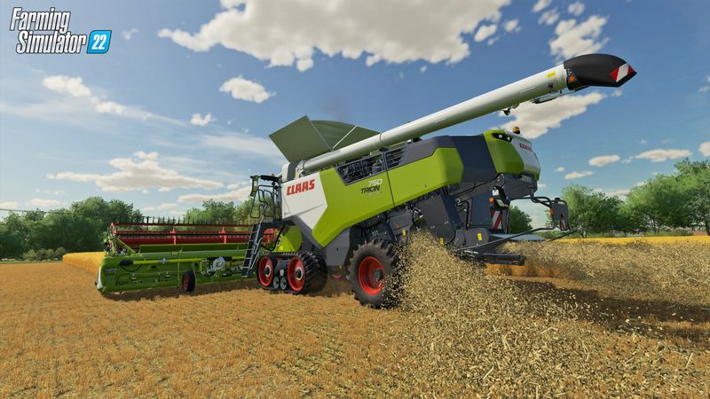 Zdjęcie okładkowe wpisu Farming Simulator 22 – prezentacja nowej maszyny rolniczej CLAAS TRION