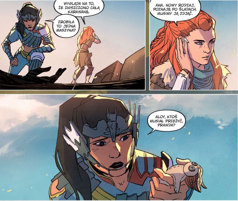 Zdjęcie okładkowe wpisu Zbliża się premiera komiksu „Horizon Zero Dawn: Raróg”