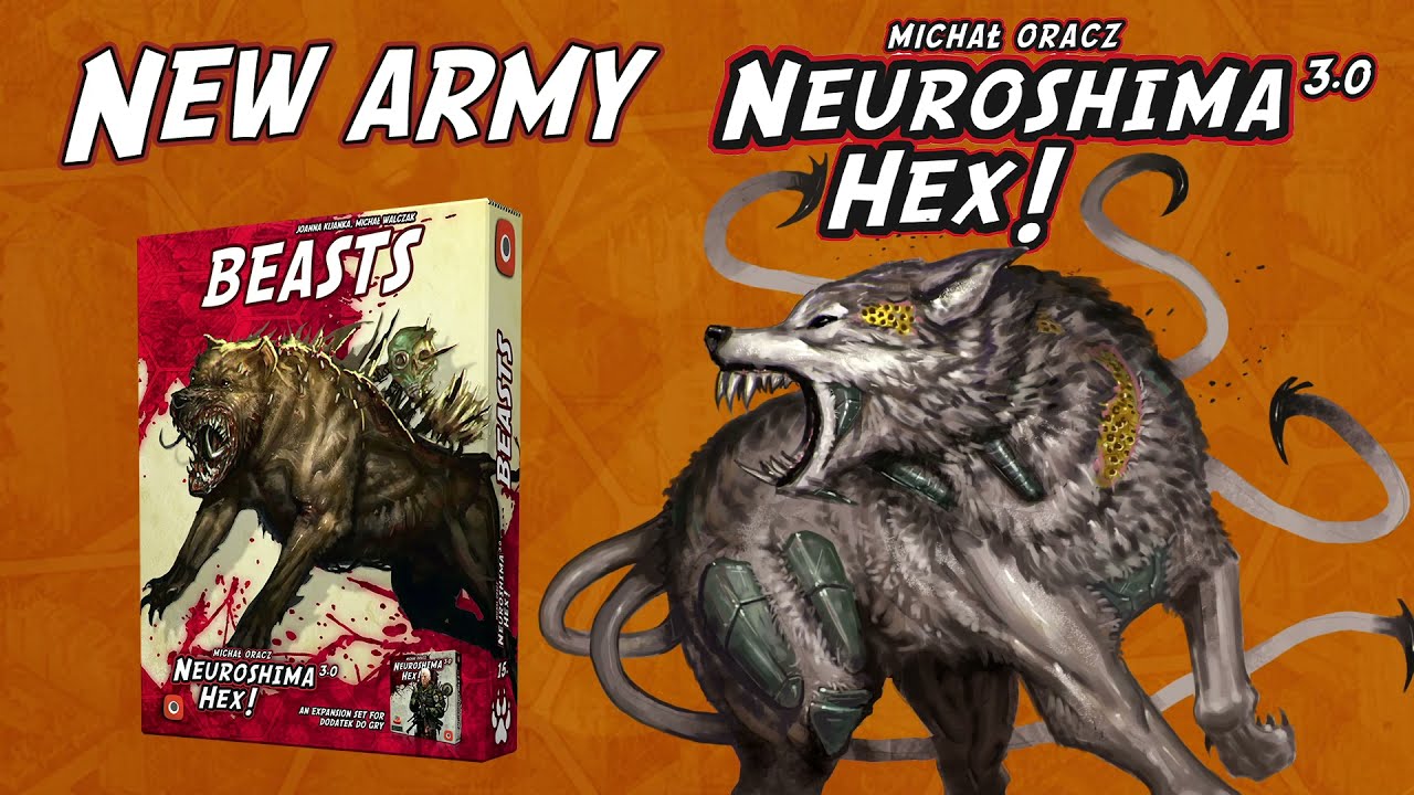 Zdjęcie okładkowe wpisu Recenzja: Neuroshima Hex 3.0: Bestie [Planszówka]