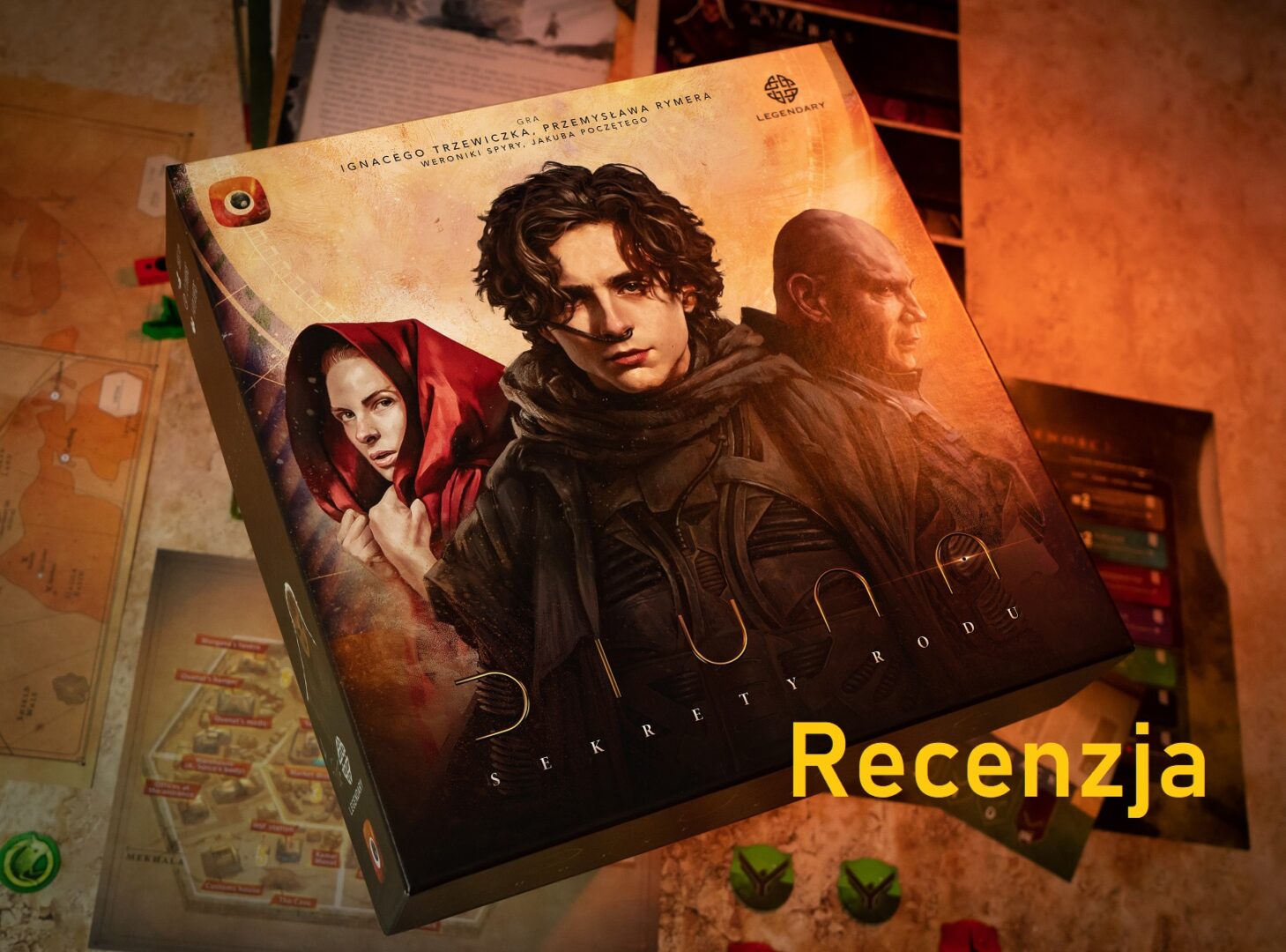 Zdjęcie okładkowe wpisu Recenzja: DIUNA: Sekrety Rodu [Planszówka]