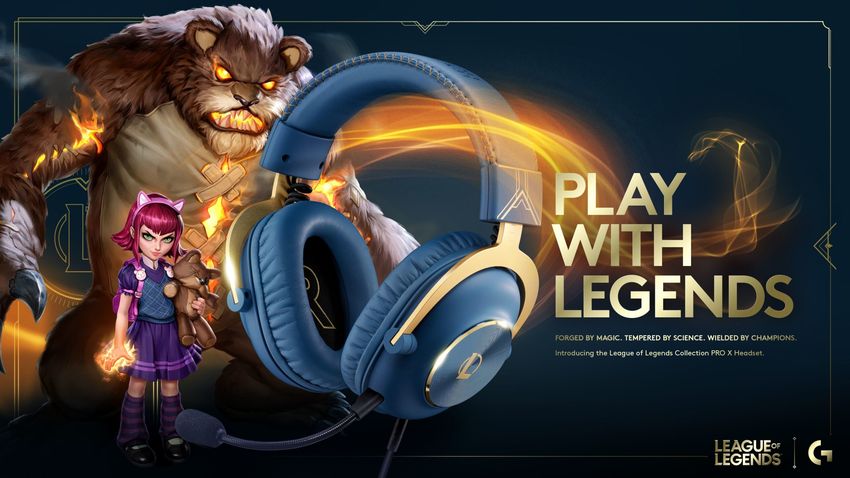 Zdjęcie okładkowe wpisu Słuchawki Logitech PRO X w barwach League of Legends